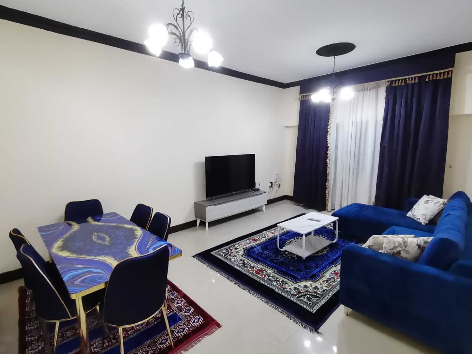 شقة غرفتين وصاله شارع التعاون الشارقة | 2 room apartment and a hall for rent in Sharjah