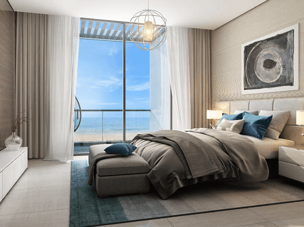 شقه عصريه غرفه و صاله بأفضل اطلاله على البحر |For sale A modern one-bedroom apartment