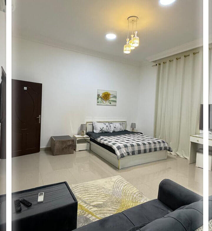 استديو مفروش للإيجار الشهري في أبوظبي | المعترض | Furnished studio for monthly rent in Abu Dhabi